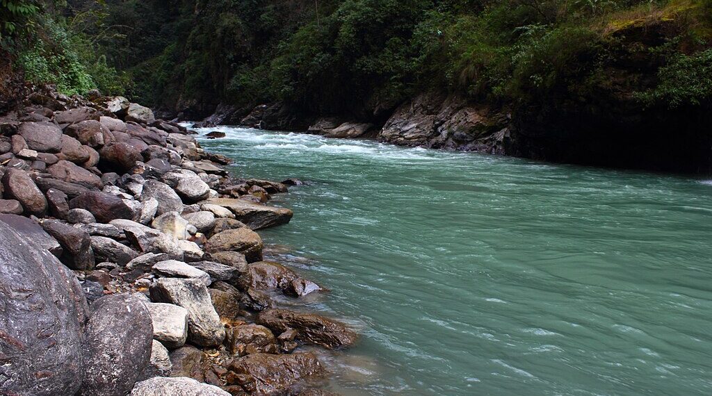 Bhote Koshi, a major tributary of the Koshi River.