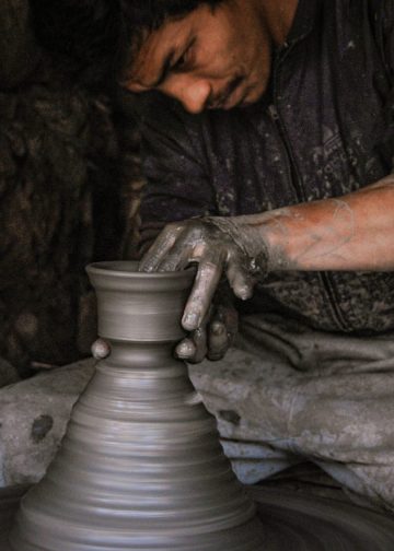 The Gritty Sensation of Handling Clay